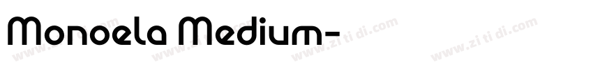 Monoela Medium字体转换